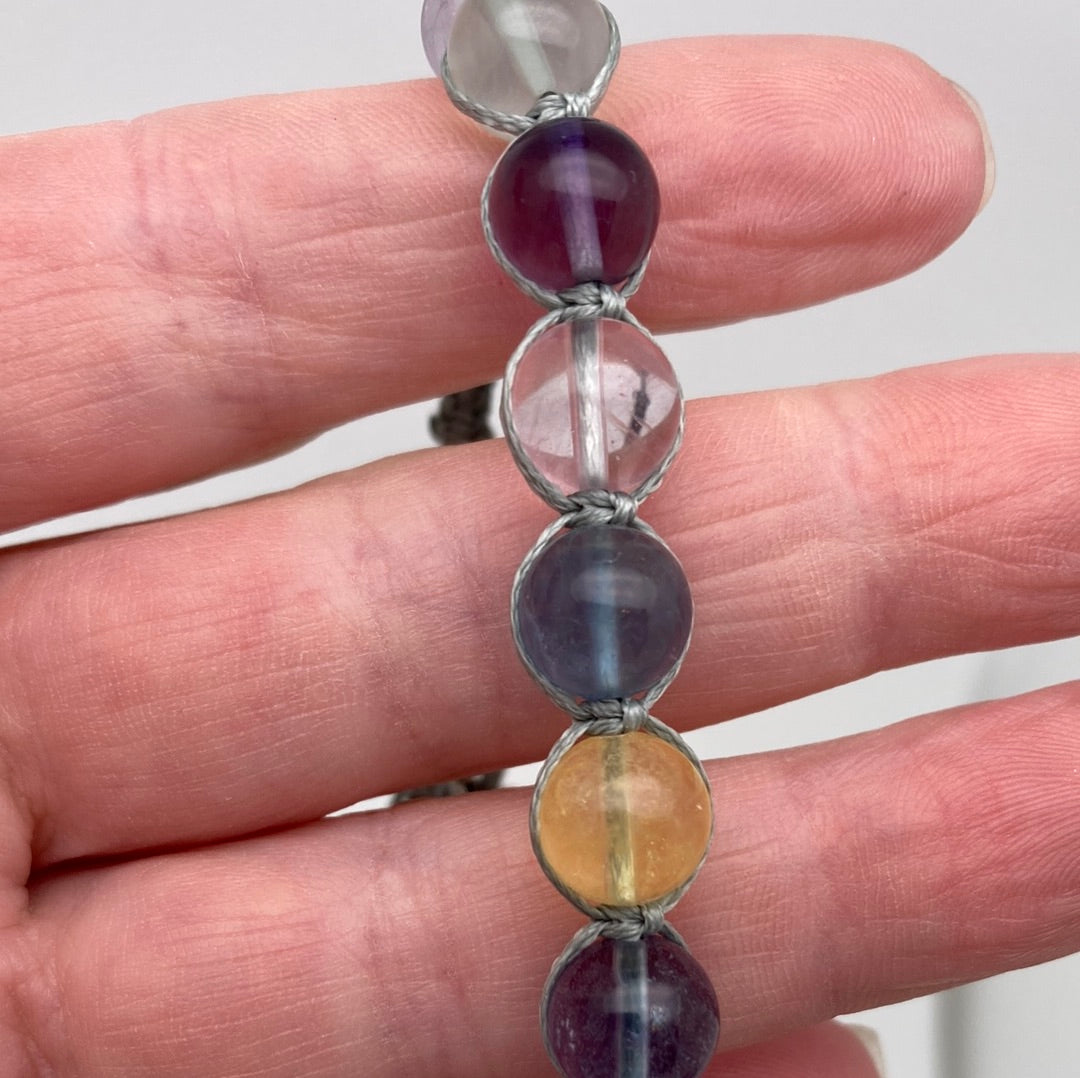 Rainbow Fluorite bracelet