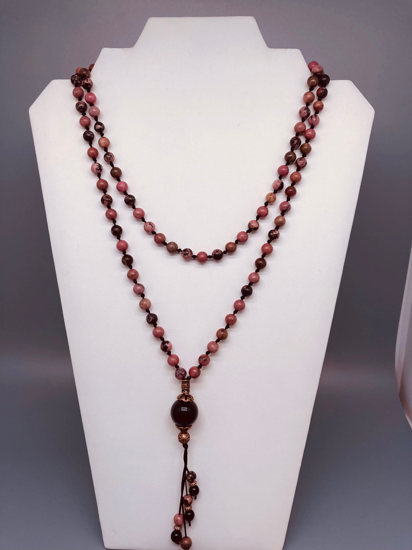 Rhodonite Mala