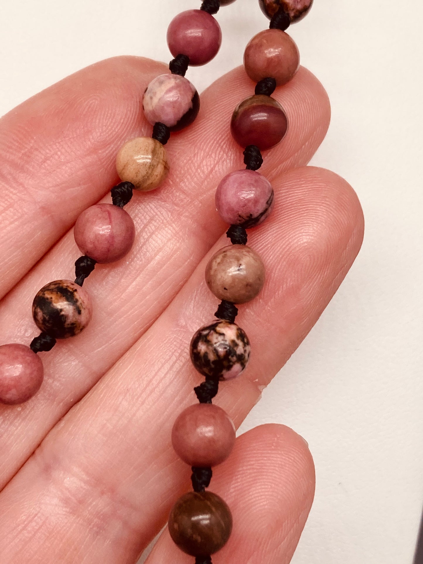 Rhodonite Mala