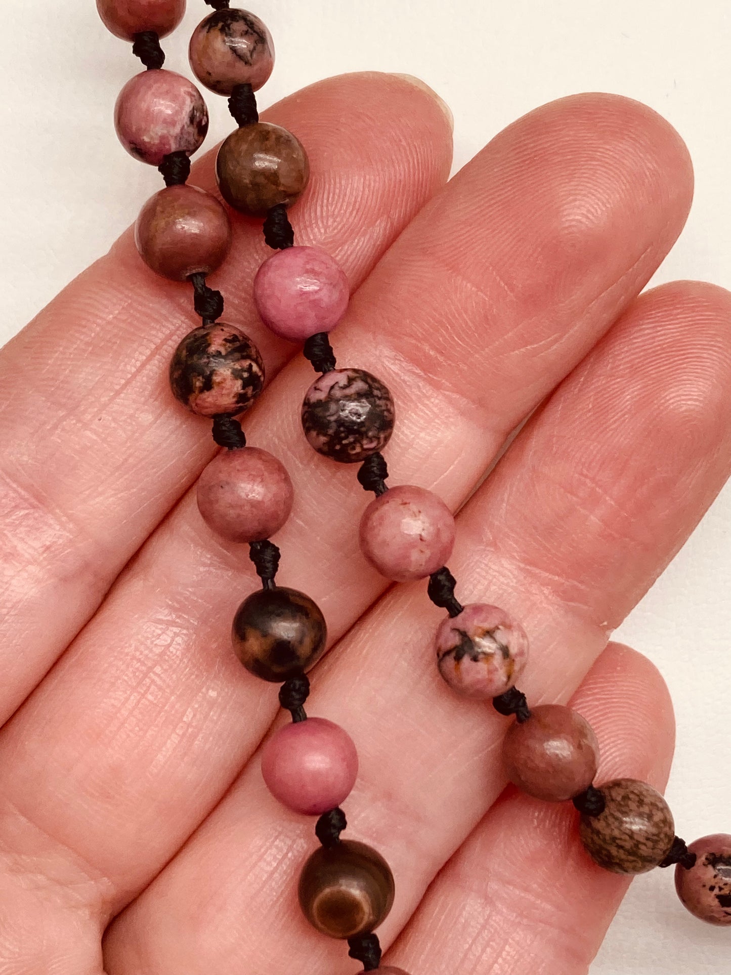 Rhodonite Mala