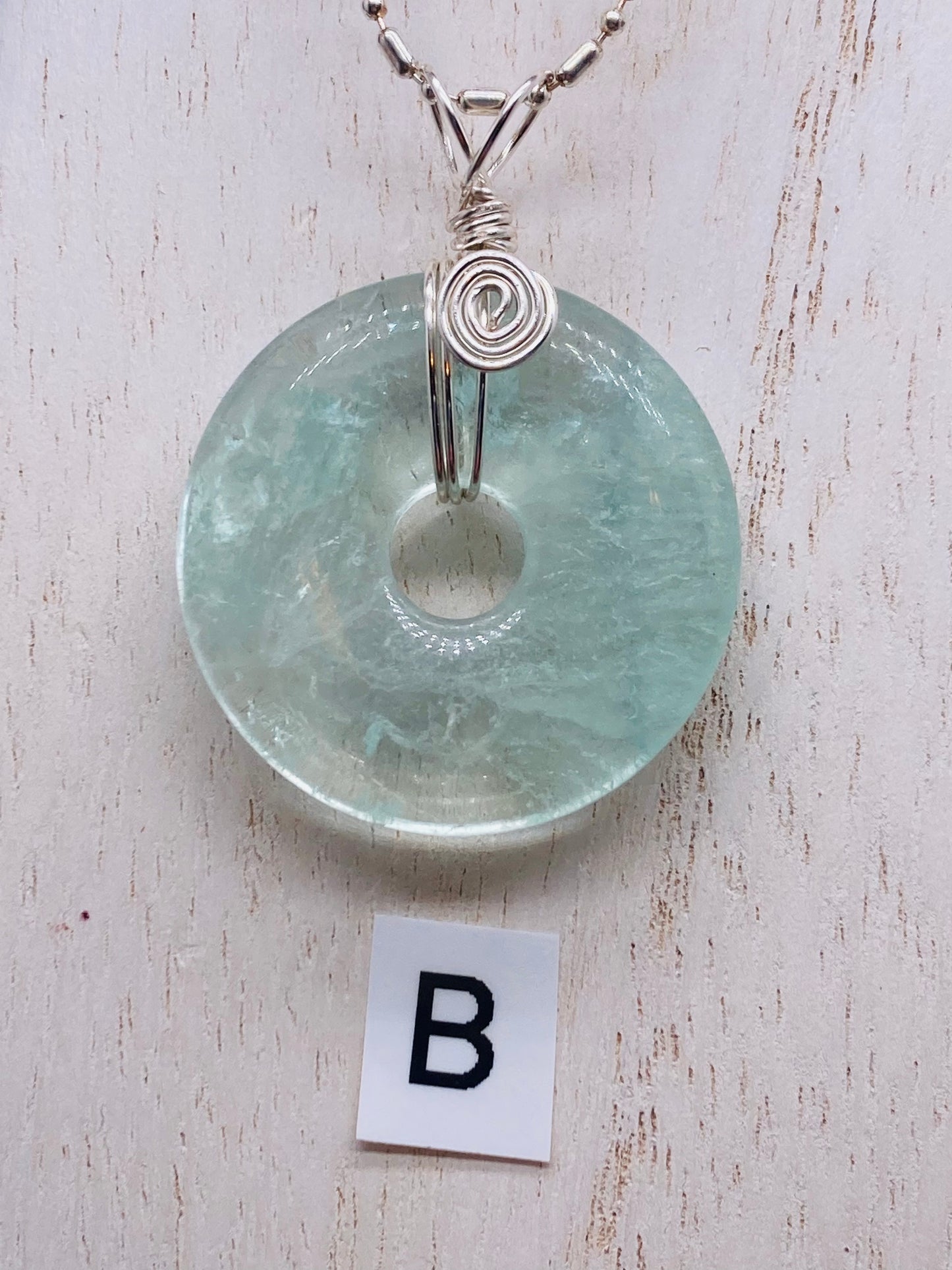 Stone Donut pendants