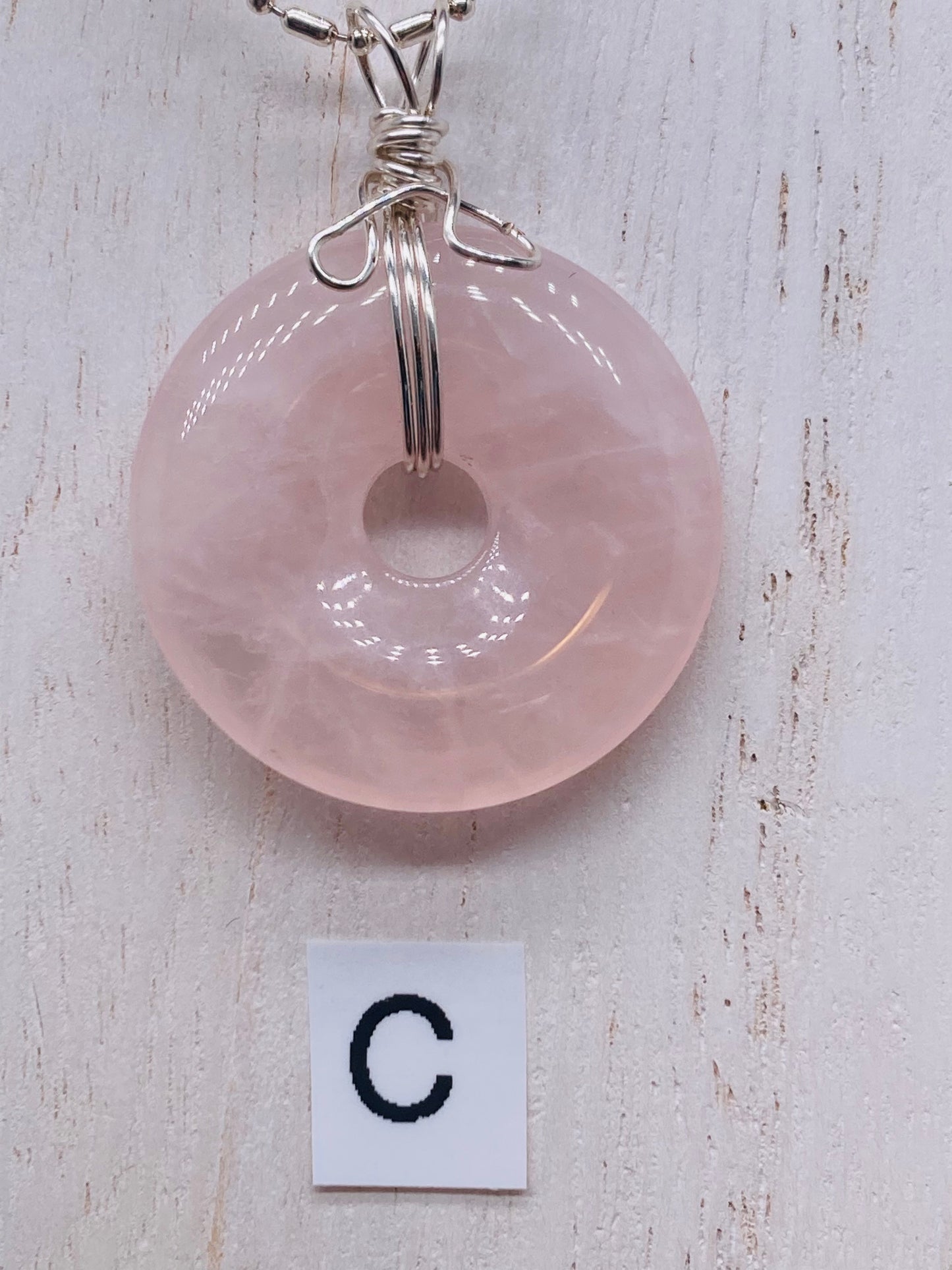 Stone Donut pendants