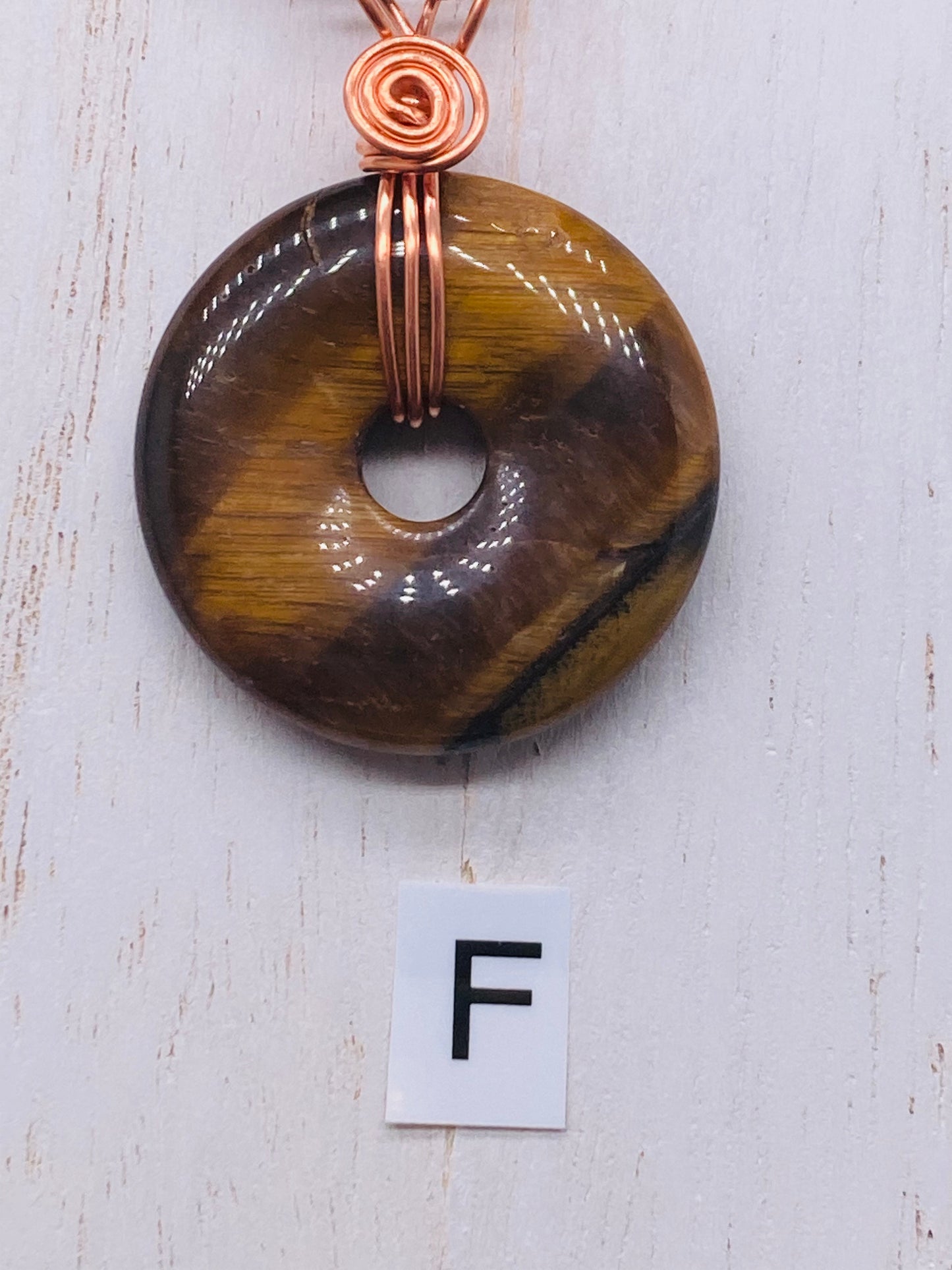 Stone Donut pendants