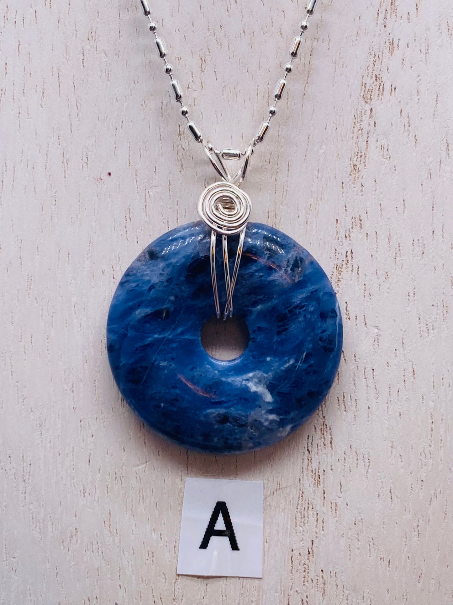 Stone Donut pendants