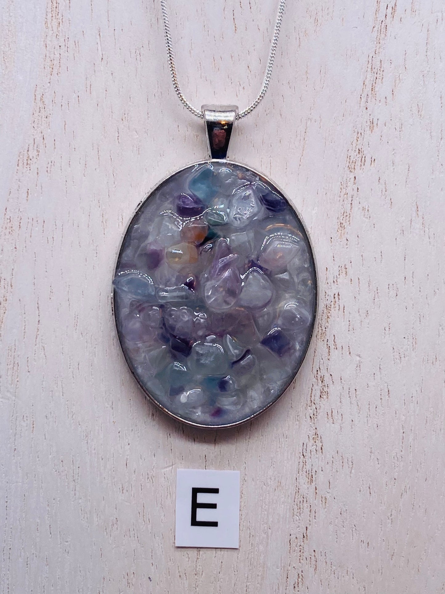 Resin and Stone Pendants