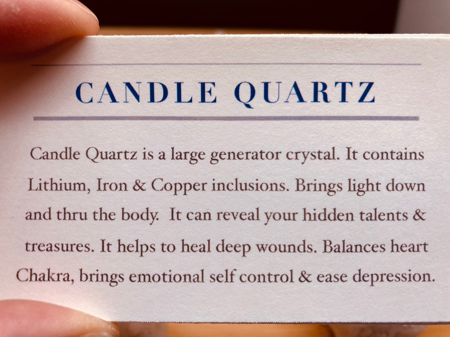 Candle Quartz