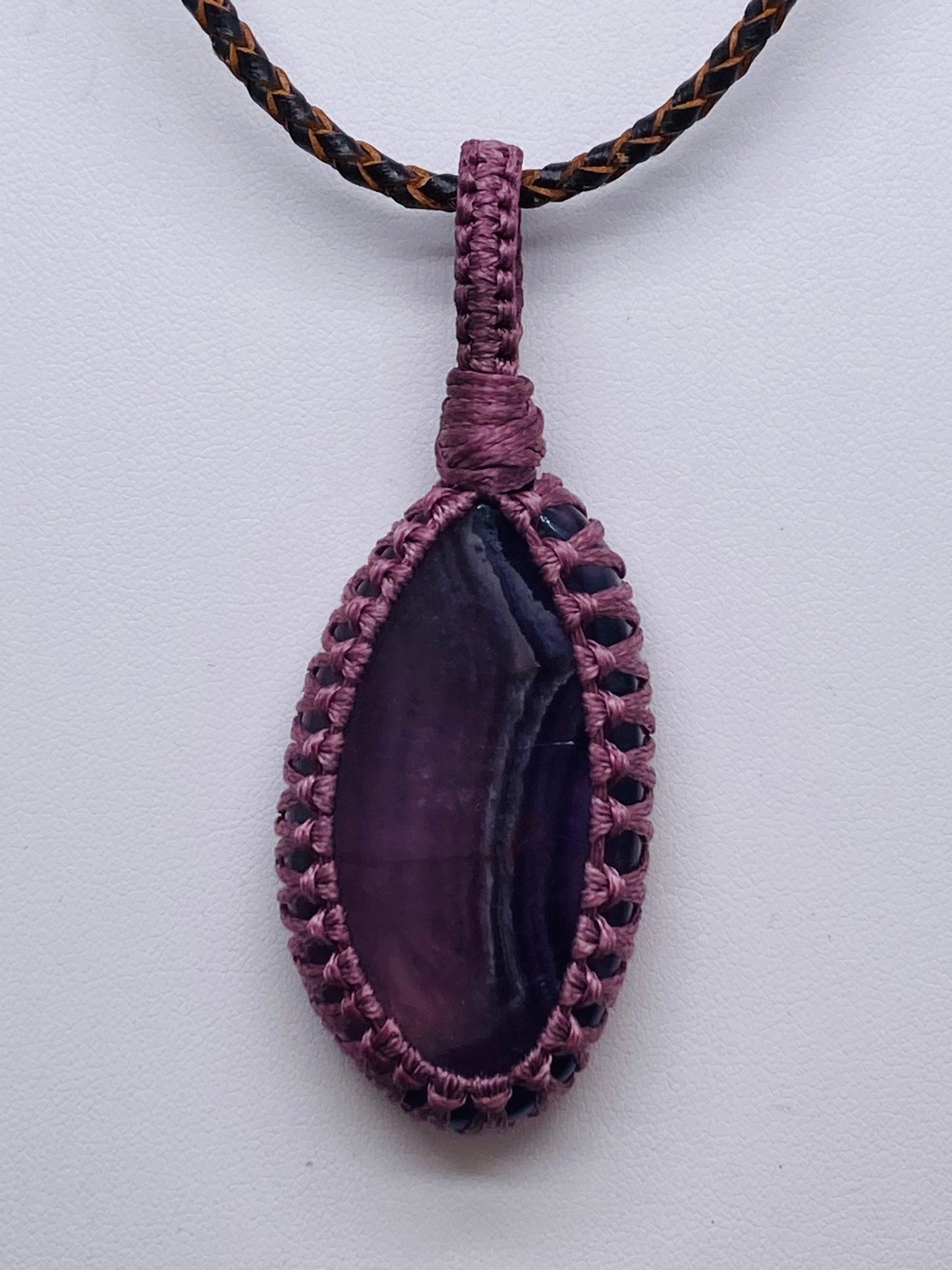 Rainbow Fluorite pendant