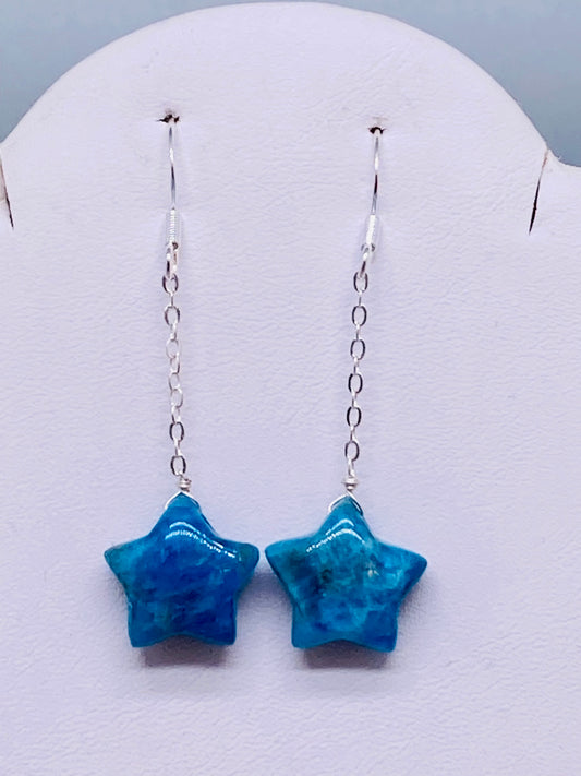 Apatite Star earrings